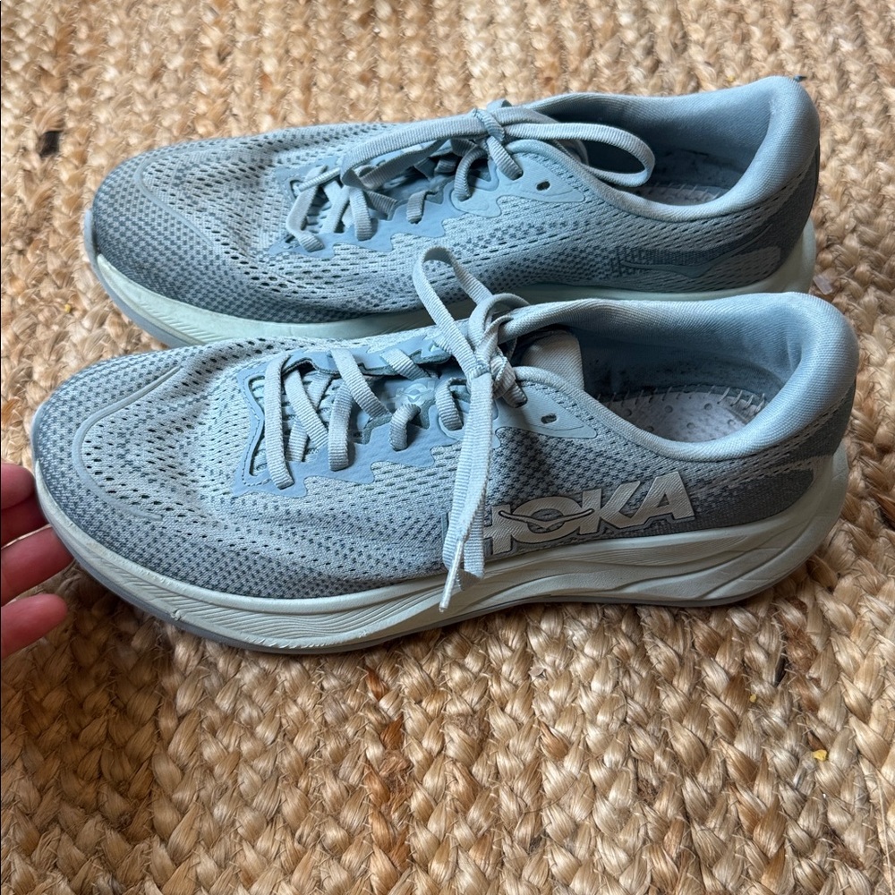 Hoka 10B Rincon 4 Women’s Blue Sneakers - Picture 7 of 11